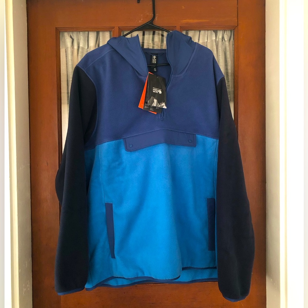 NEW Mountain Hardwear Unclassic Fleece Hoodie Large